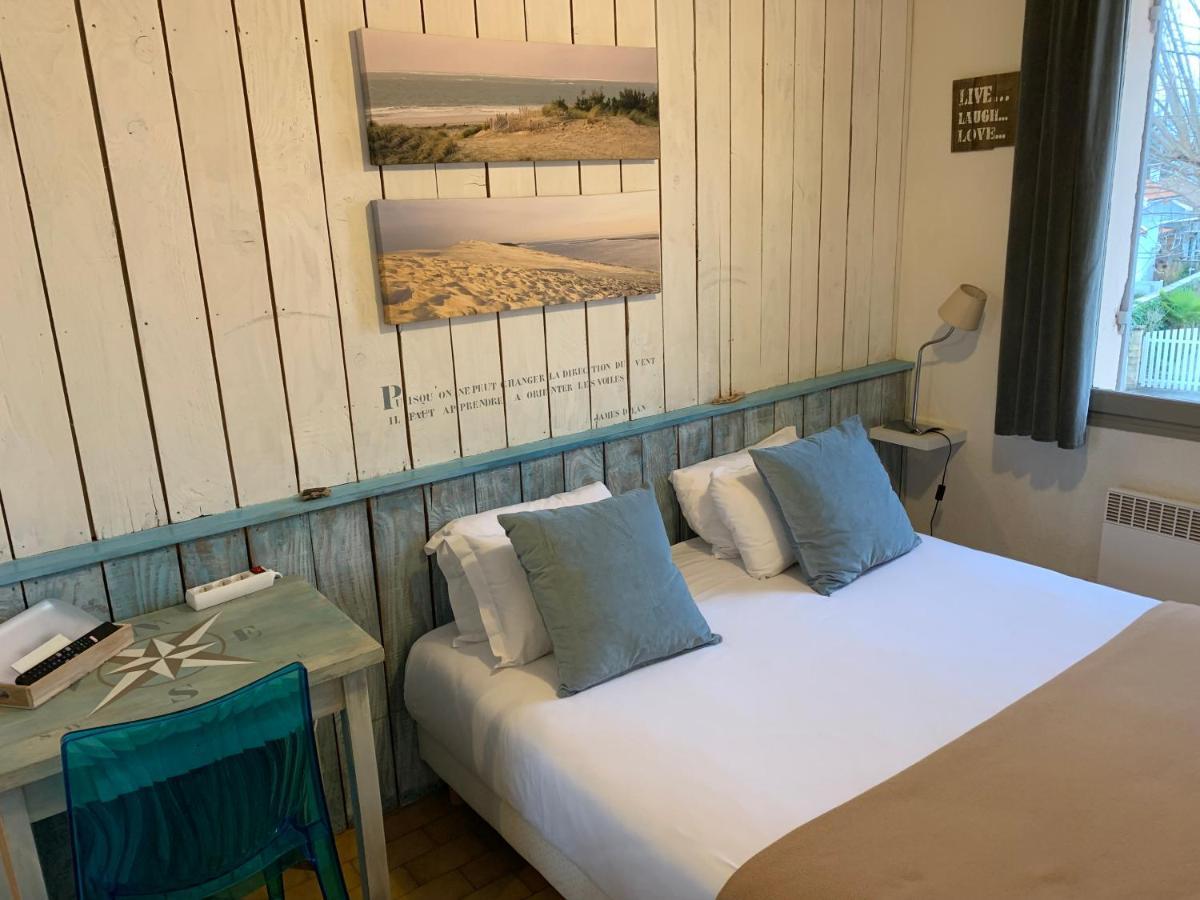 Logis Hotels - Hotel Et Restaurant L'Oceana ลองตง ภายนอก รูปภาพ