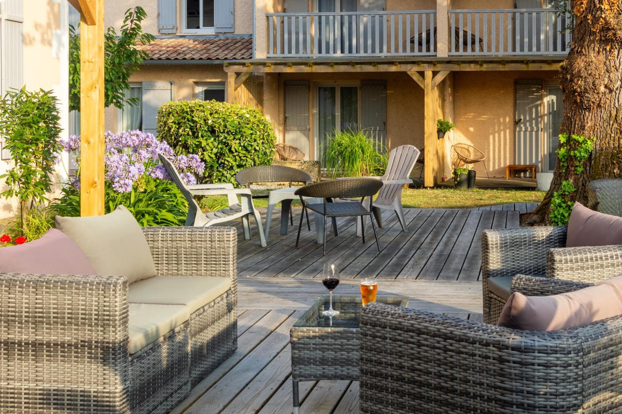 Logis Hotels - Hotel Et Restaurant L'Oceana ลองตง ภายนอก รูปภาพ